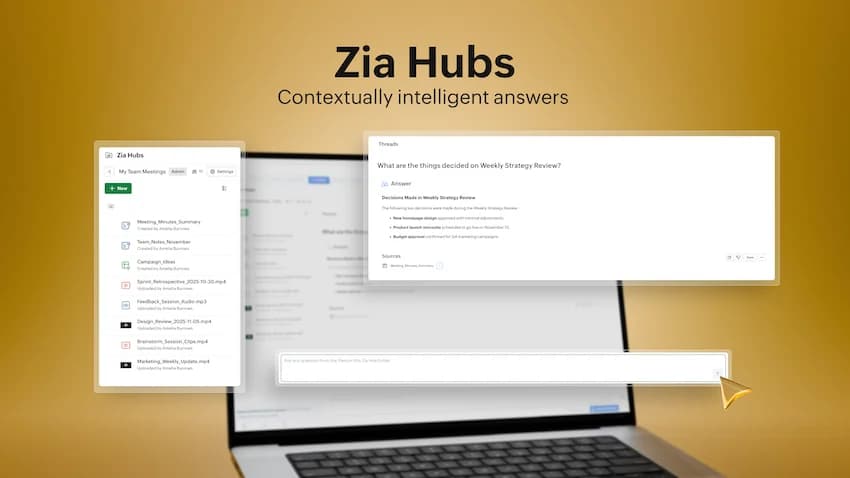 Zoho One Introduces Unified Intelligent Platform