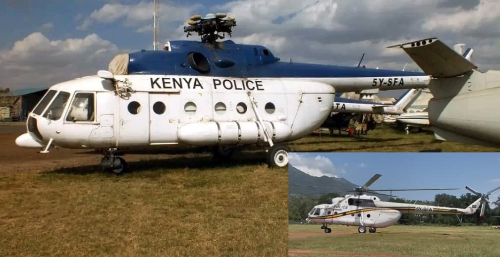 Old, beat-up Kenya Police helicopter is now a disaster in waiting