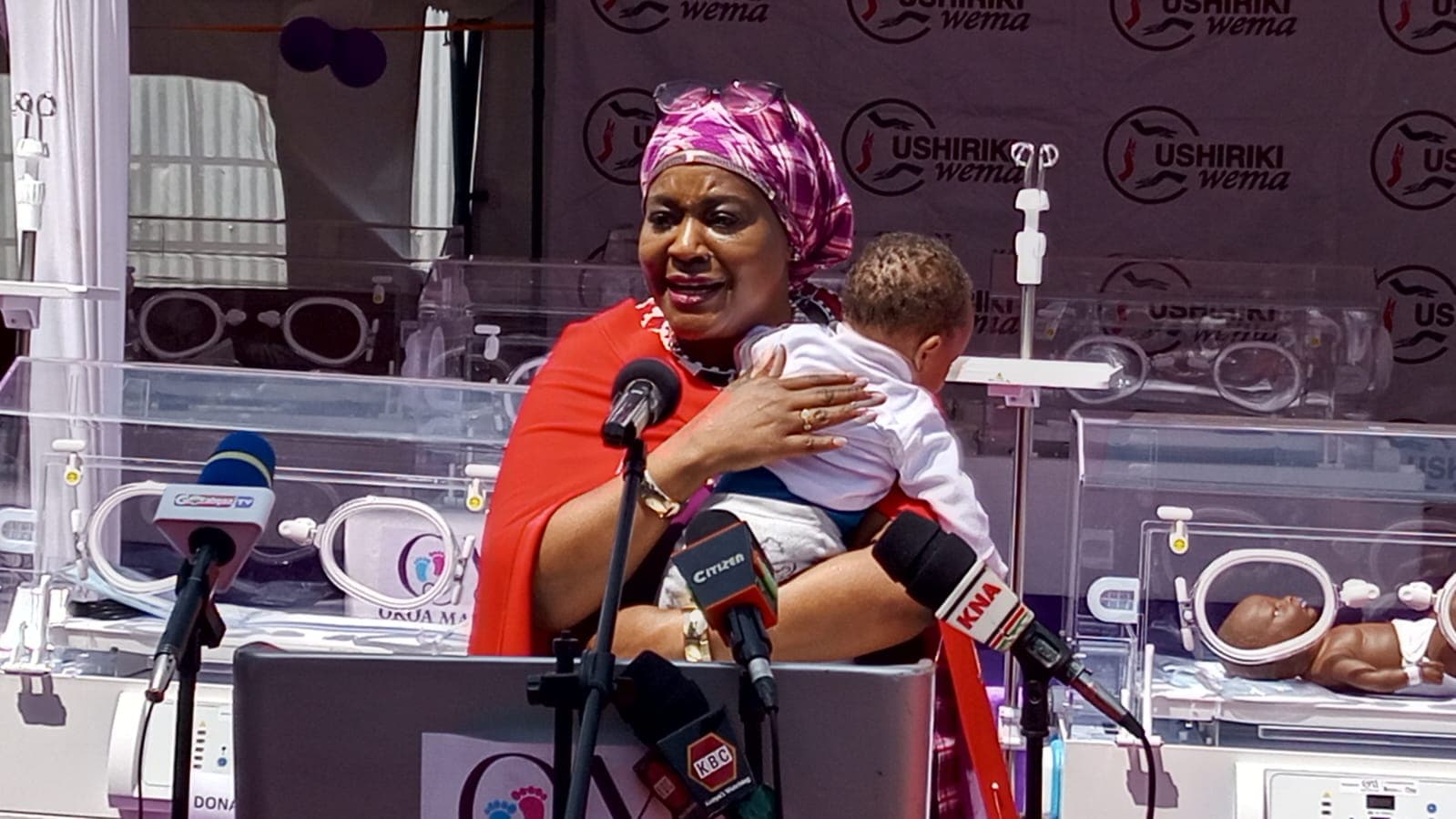 Tessie Musalia Mudavadi donates neonatal incubators to four counties