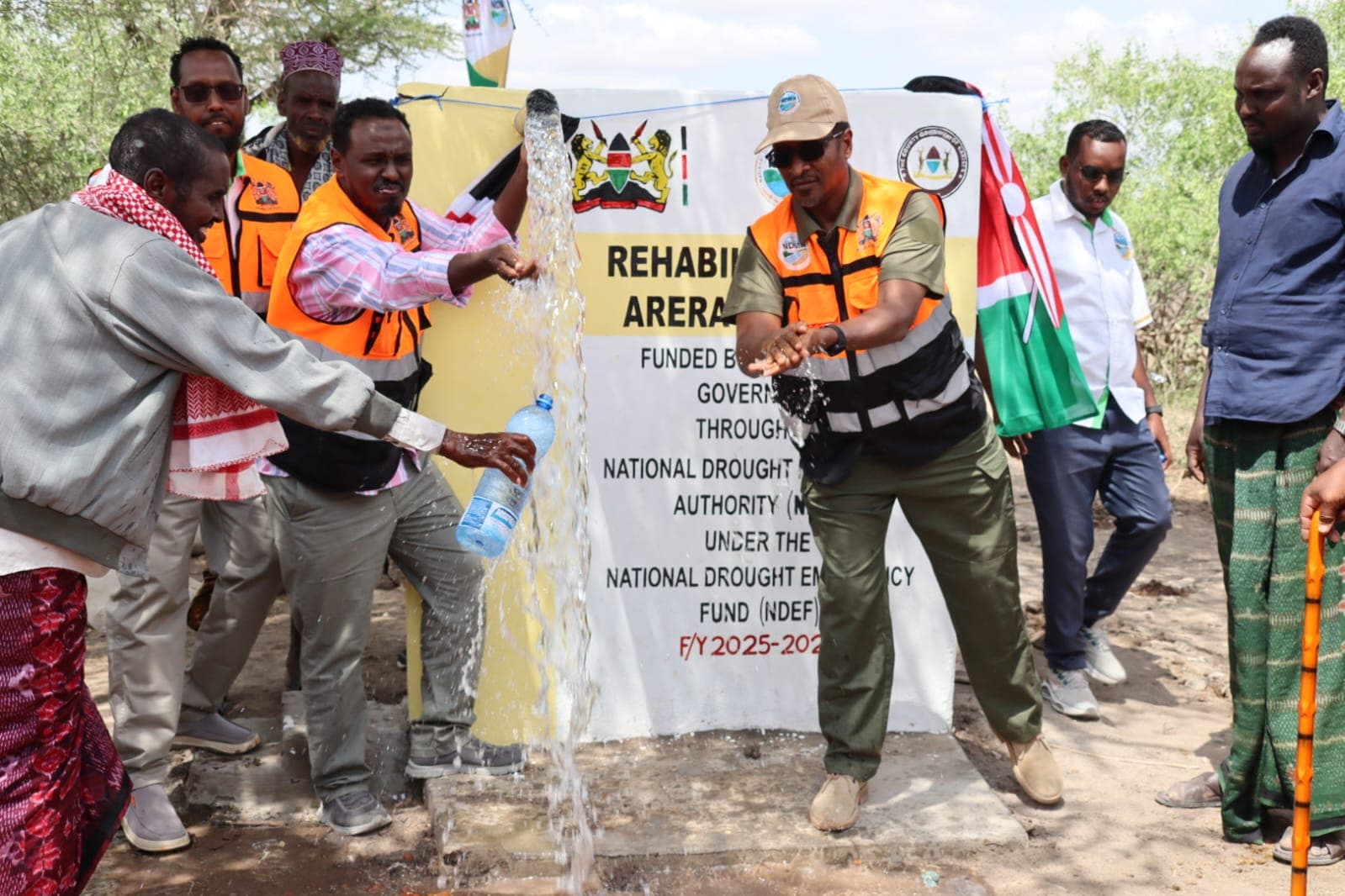 NDMA commissions Arera borehole to boost drought resilience
