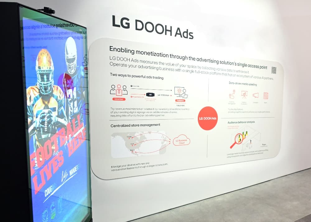 LG iIntroduces advanced commercial display advertising solutions for B2B clients