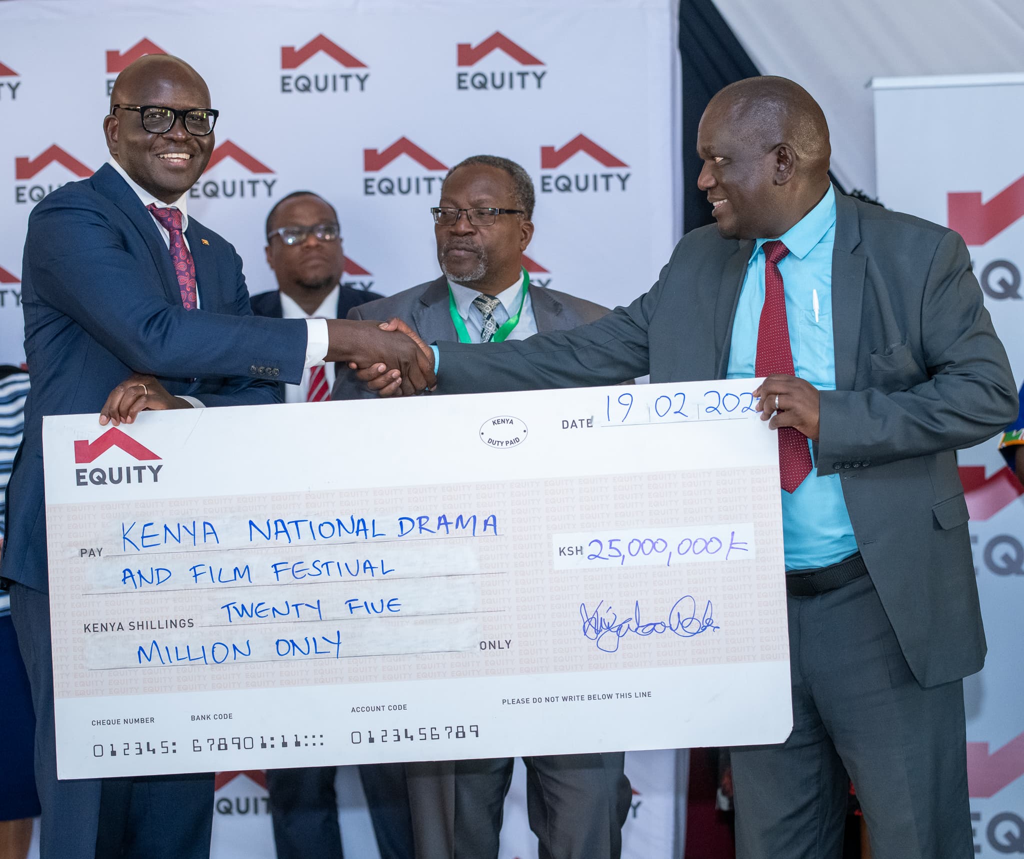 Kenya National Drama and Film Festival receives Ksh. 25M sponsorship from Equity Bank