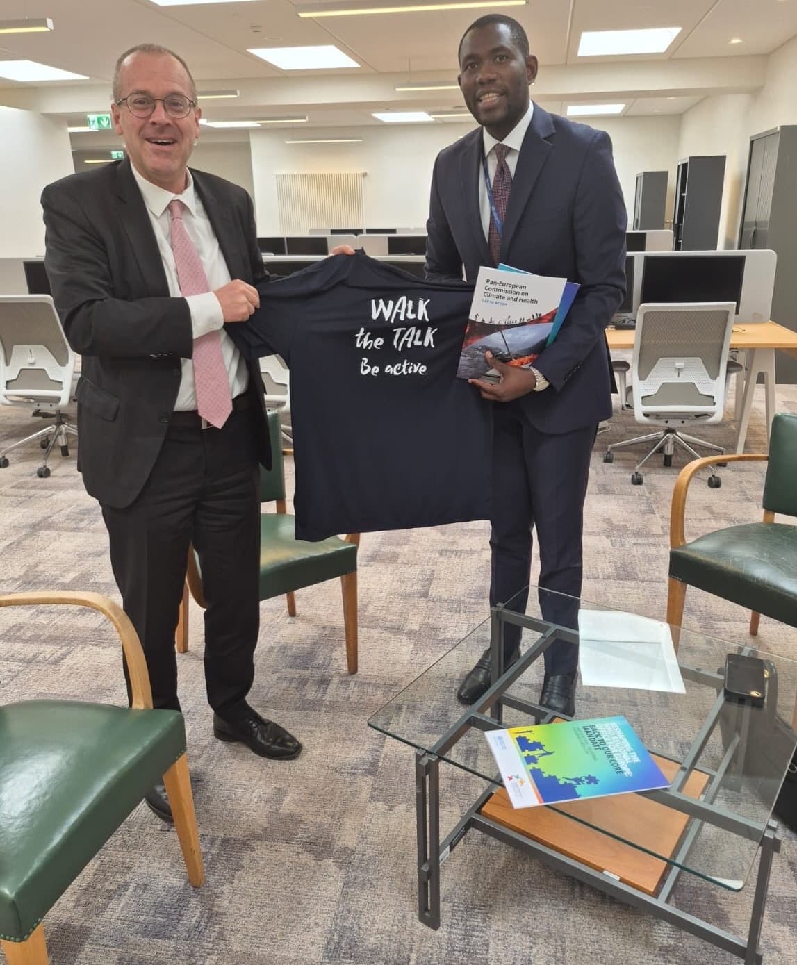 PS Oluga, WHO Europe Chief discuss health workforce collaboration