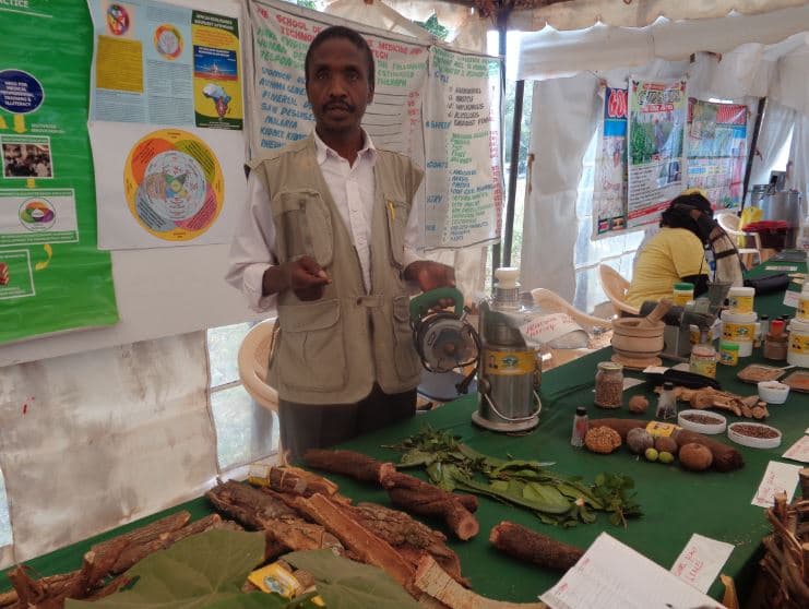 Herbal doctor invents machine that extracts juice to protect crops from diseases
