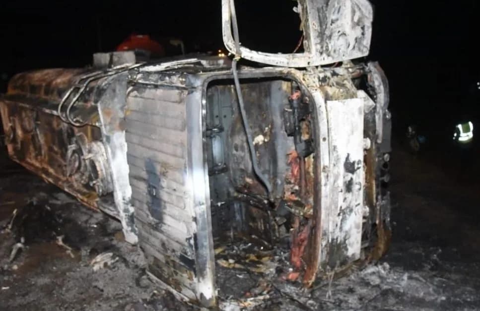 10 evacuated after tanker explosion on Eldoret-Webuye road