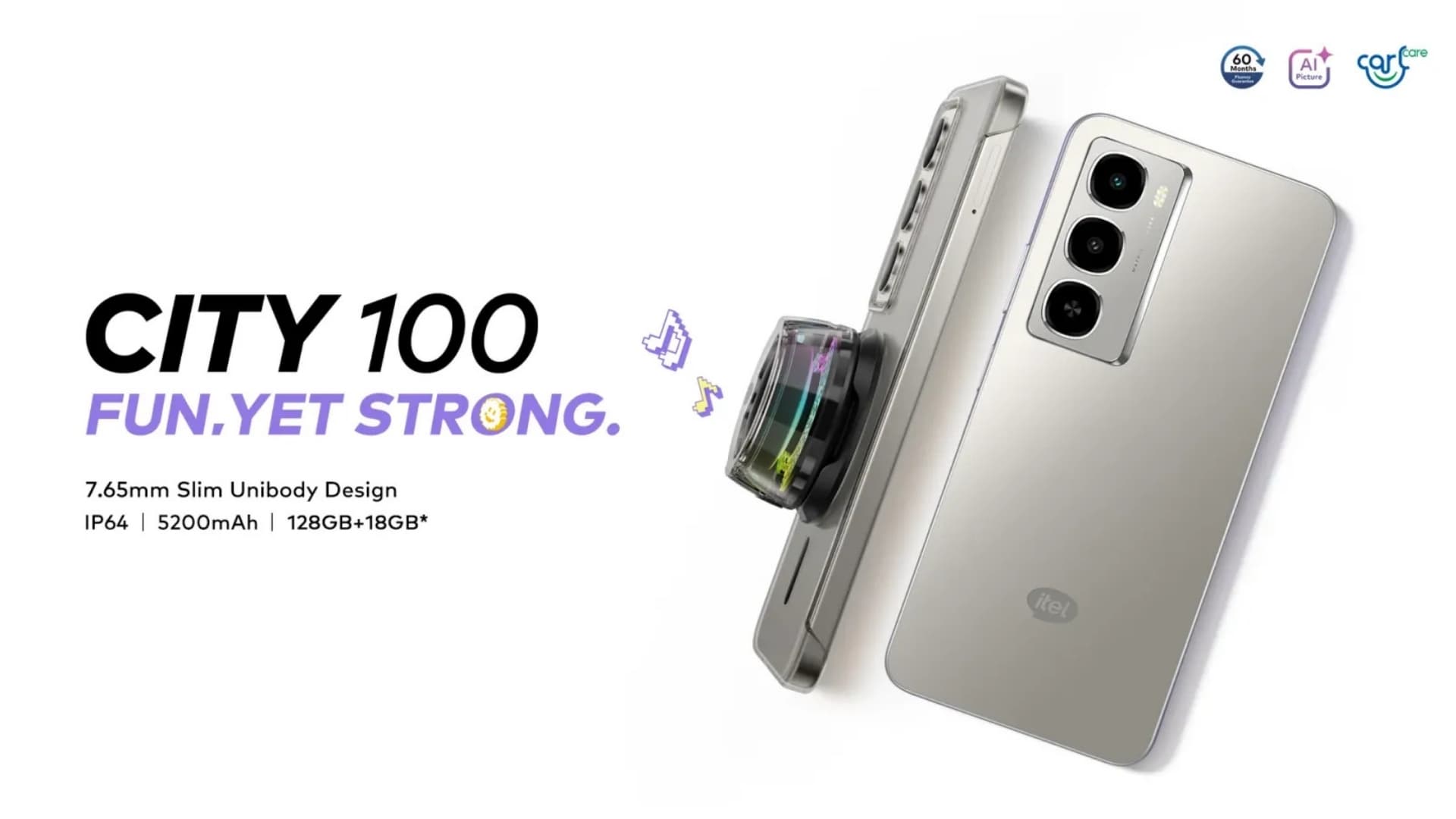 Gen Z Get a New Budget AI Smartphone With the itel City 100