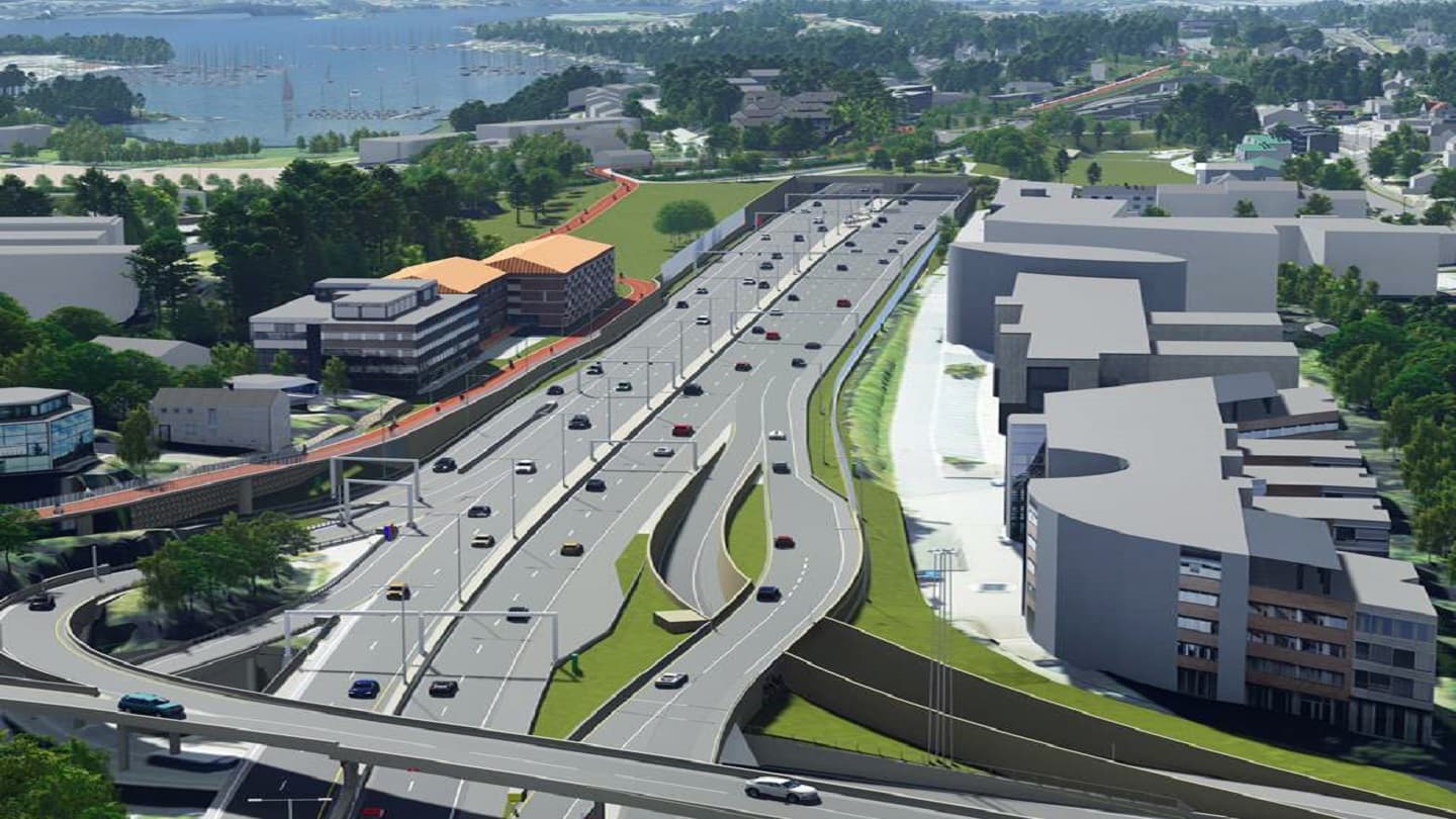 E18 Western Corridor Motorway Project in Oslo Advances with Construction of Key Transport Link