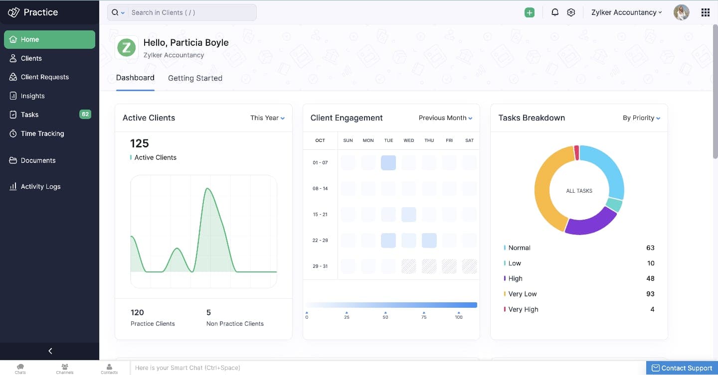 Practice management solution for accountants, Zoho Practice, launched