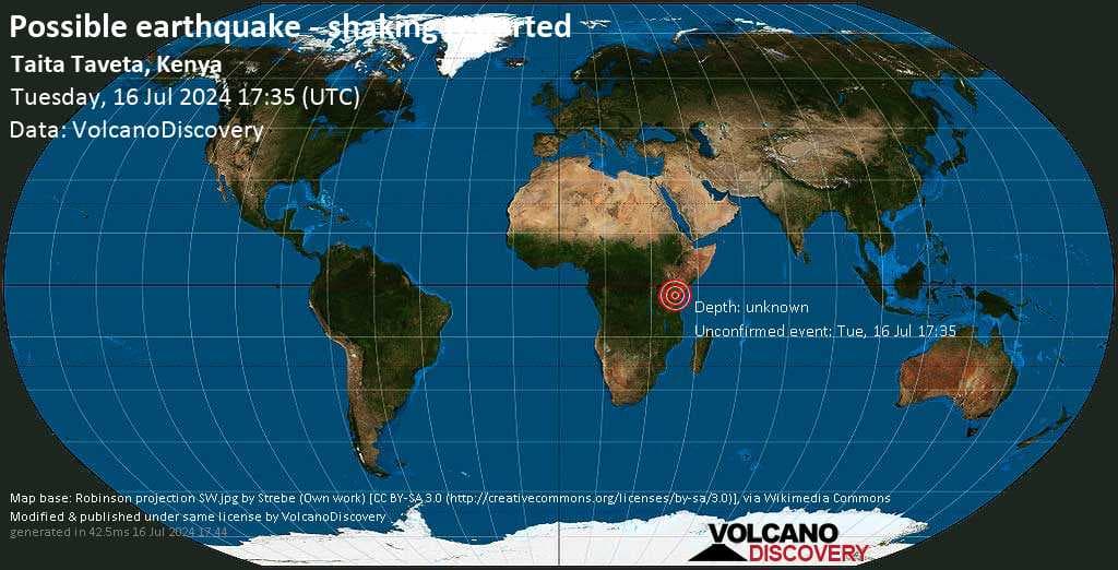 Earth Tremor Felt Across Nairobi. What Causes Tremors?