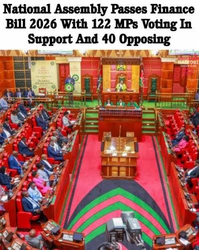 MPs pass Finance Bill 2026, awaits Ruto’s assent