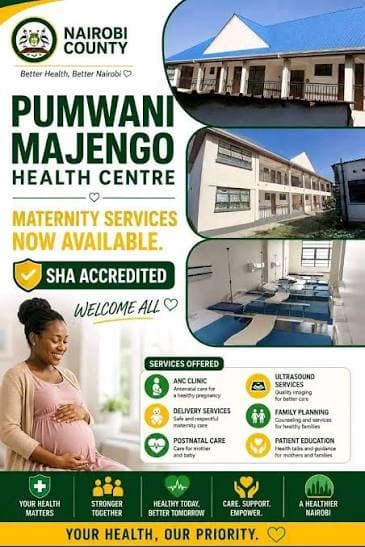 County launches maternity services at Pumwani Majengo Health Centre