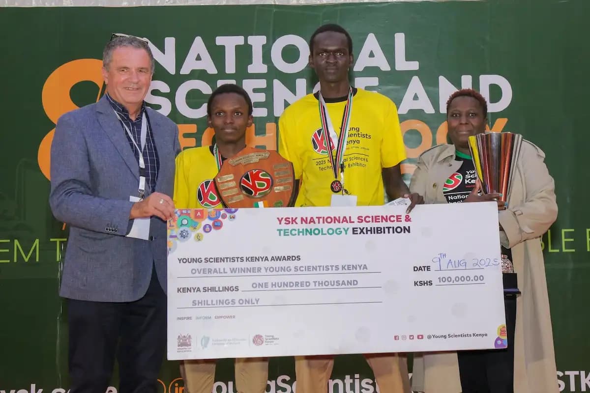 Nova Pioneer Students Win Top Young Scientists Kenya Award with Blockchain Anti-Corruption Project