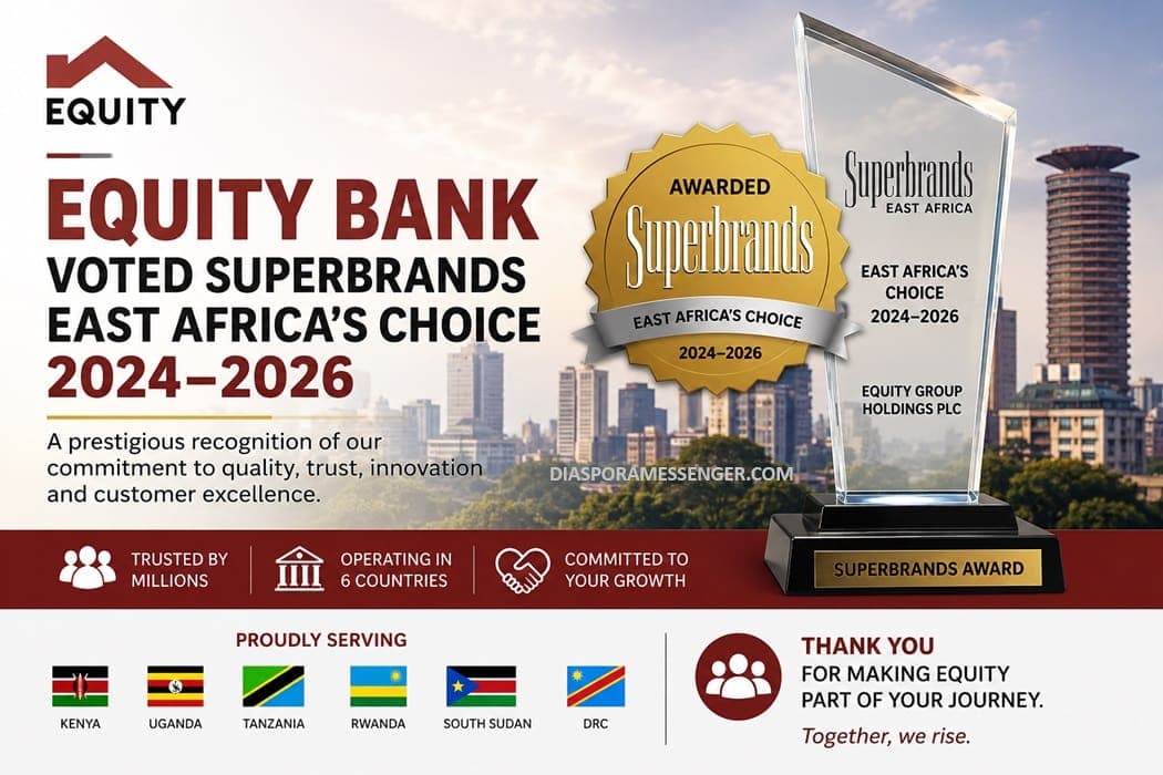 Powerful Recognition: Equity Bank Voted Superbrand 2024–2026
