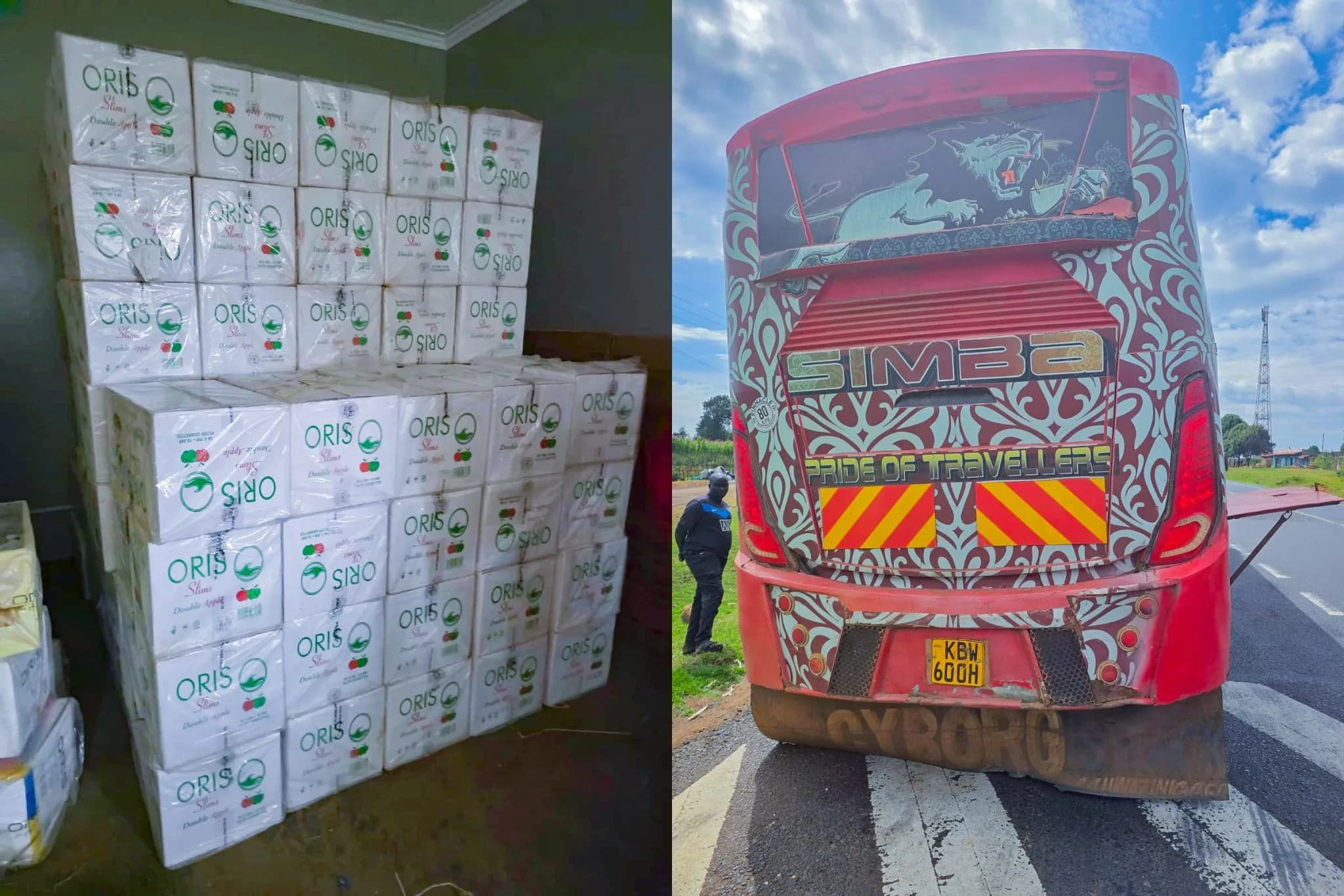 KRA intercepts smuggled tobacco products, powdered milk worth Sh46.7mn