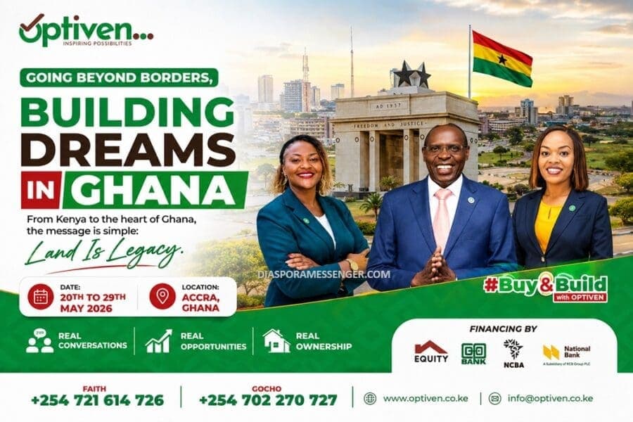 Optiven Going Beyond Borders, Building Dreams in Ghana