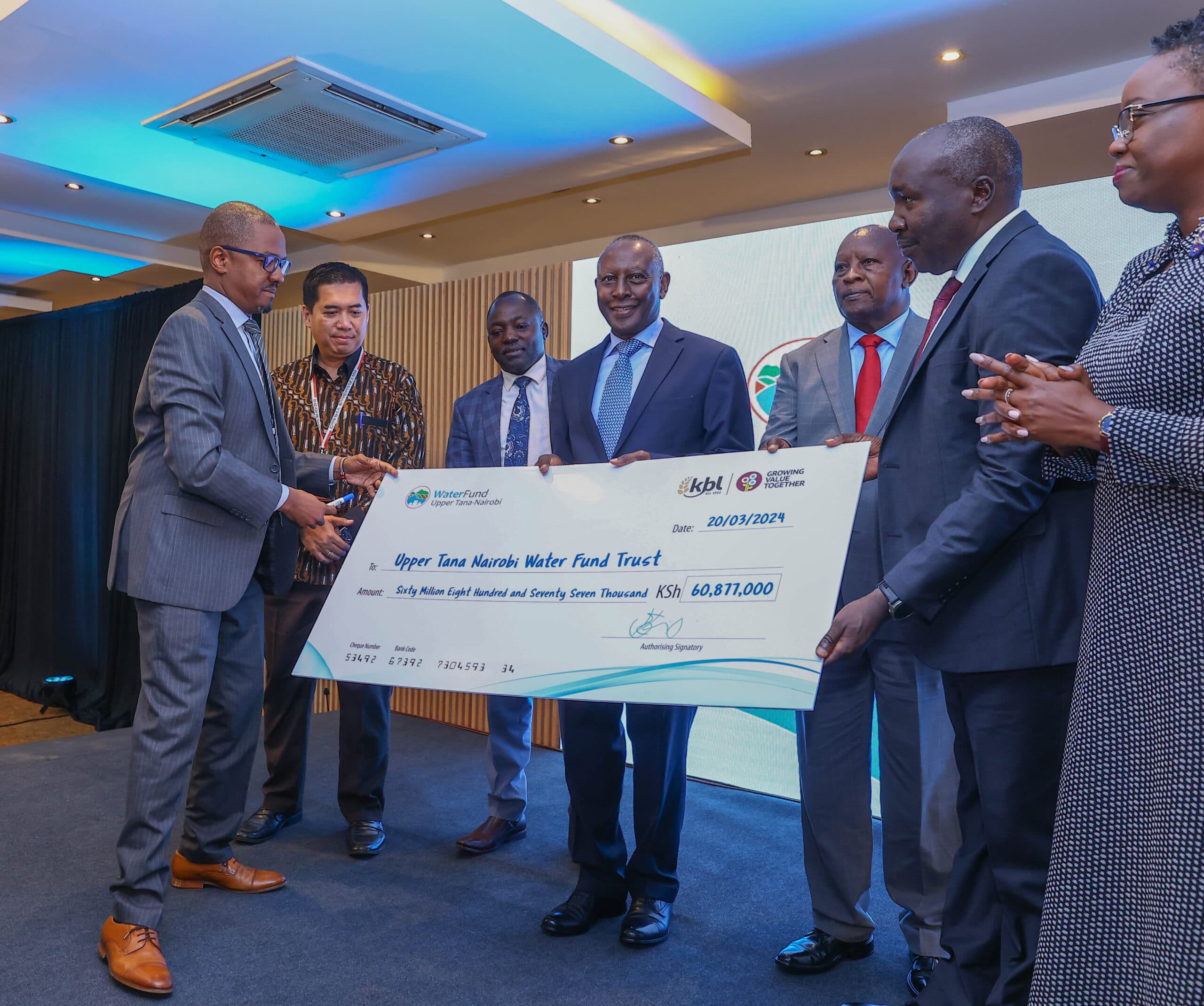EABL to donate Ksh. 190M toward water conservation in Kenya