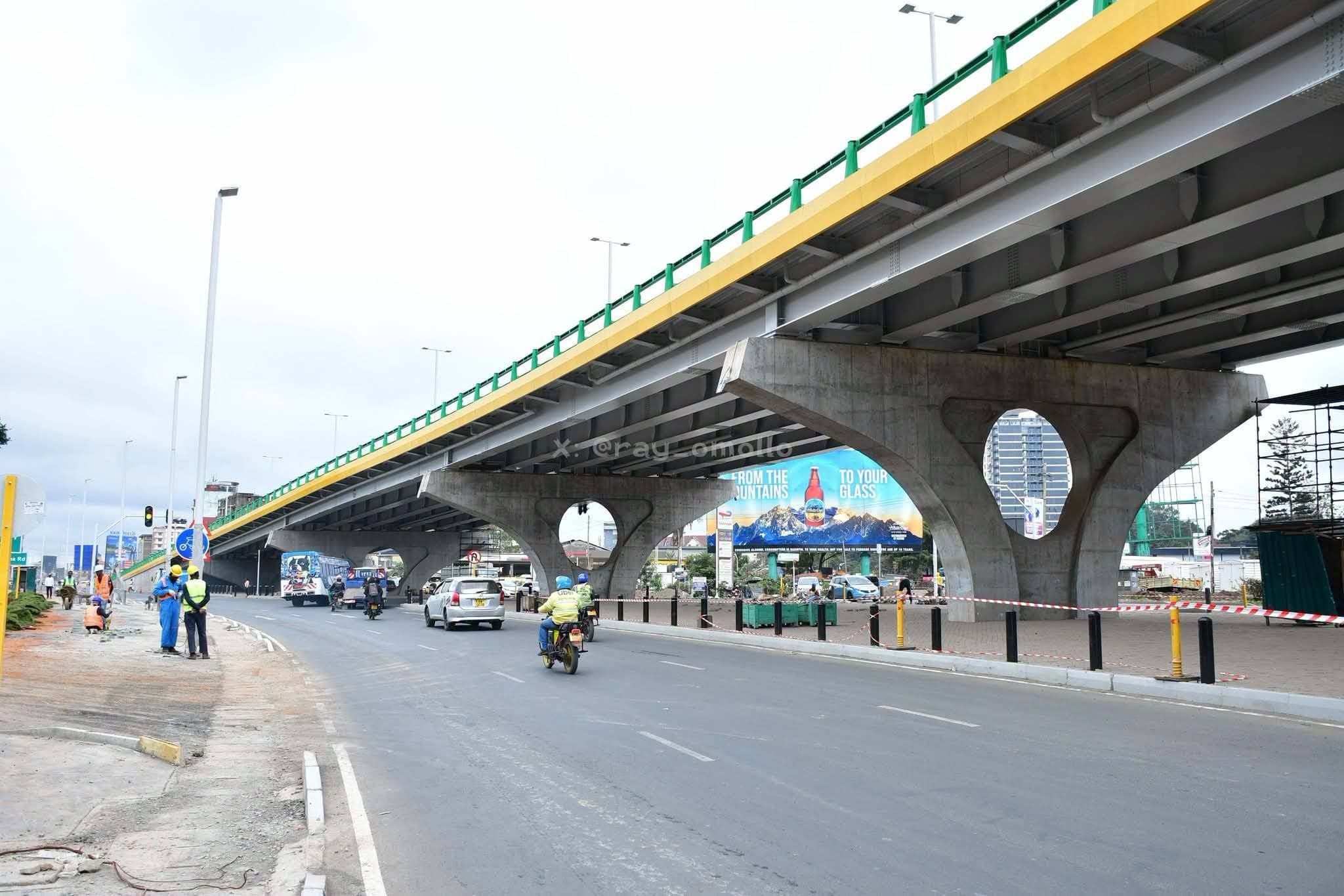 Ngong Road-Naivasha road junction flyover nears commissioning