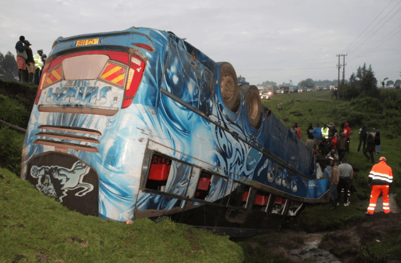 Bus Accìdent Claims 2 on Eldoret-Nakuru Highway