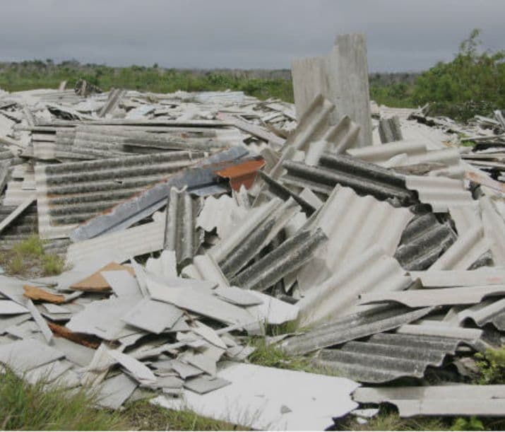 Activists object to dumping of asbestos