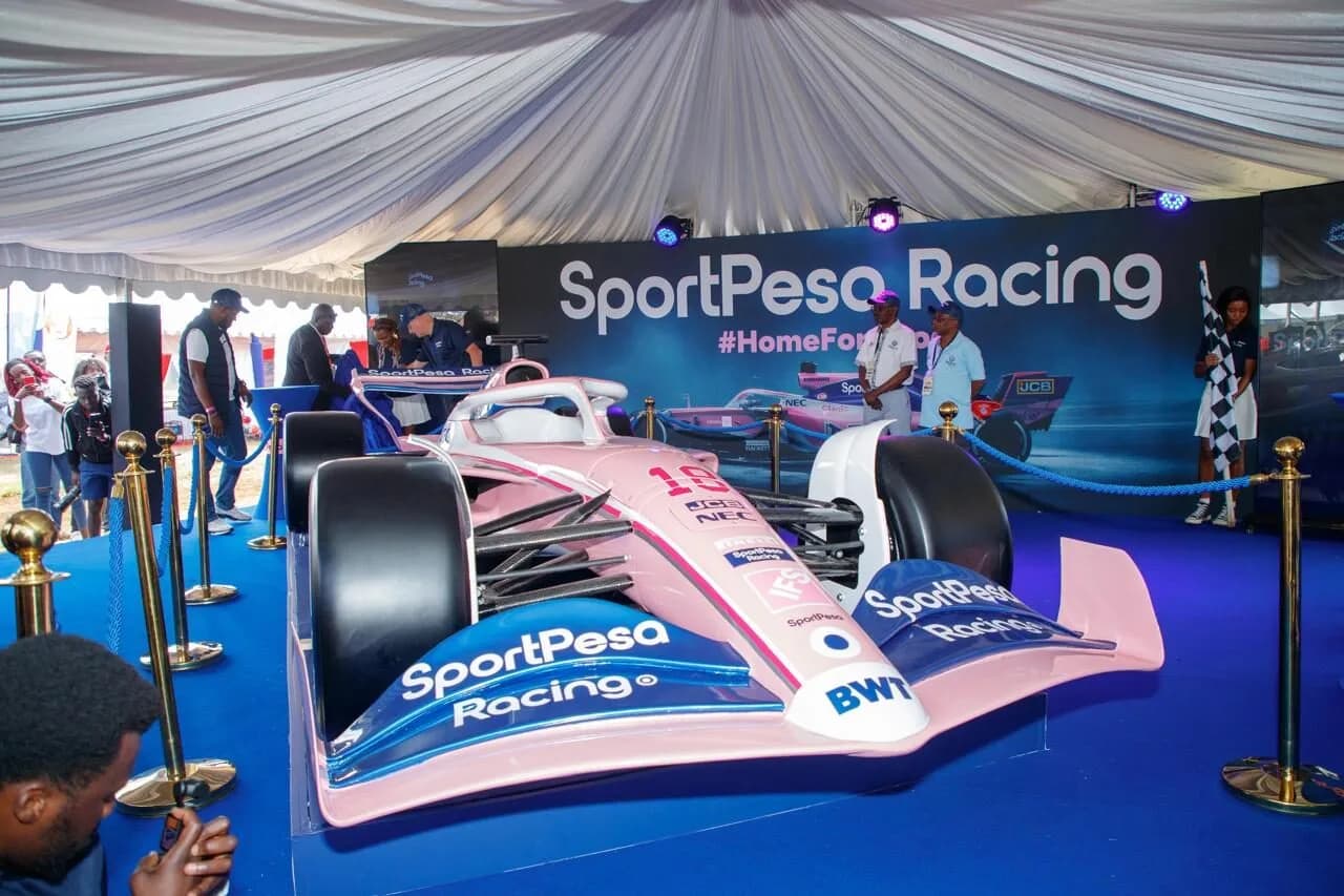 SportPesa’s F1 car center of attraction at 2026 Concours d’Elegance