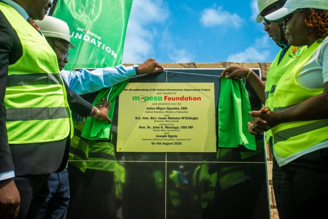 M-Pesa foundation commits Shs35 m to new learning facilities at Limbine Primary School