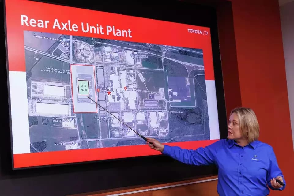 Toyota’s Rear Axle Production plant in San Antonio, Texas