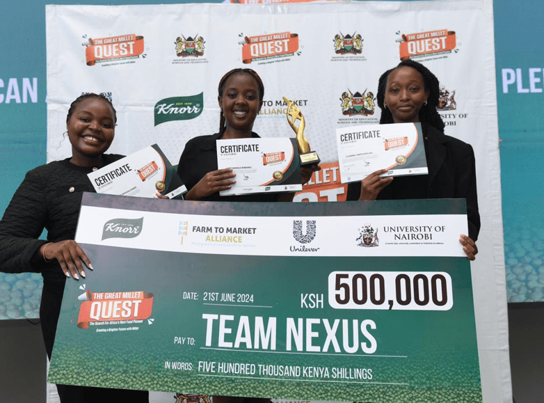 UoN Team Wins Ksh500K In Unilever’s ‘The Great Millet Quest’