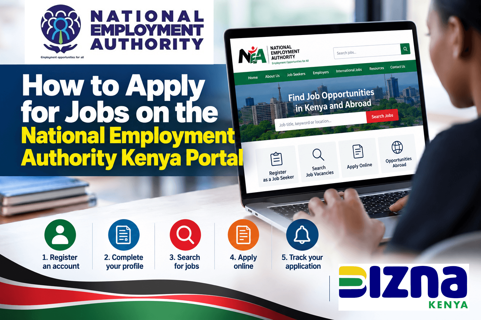 How to Apply for Jobs on the National Employment Authority (NEAIMS) Kenya Portal