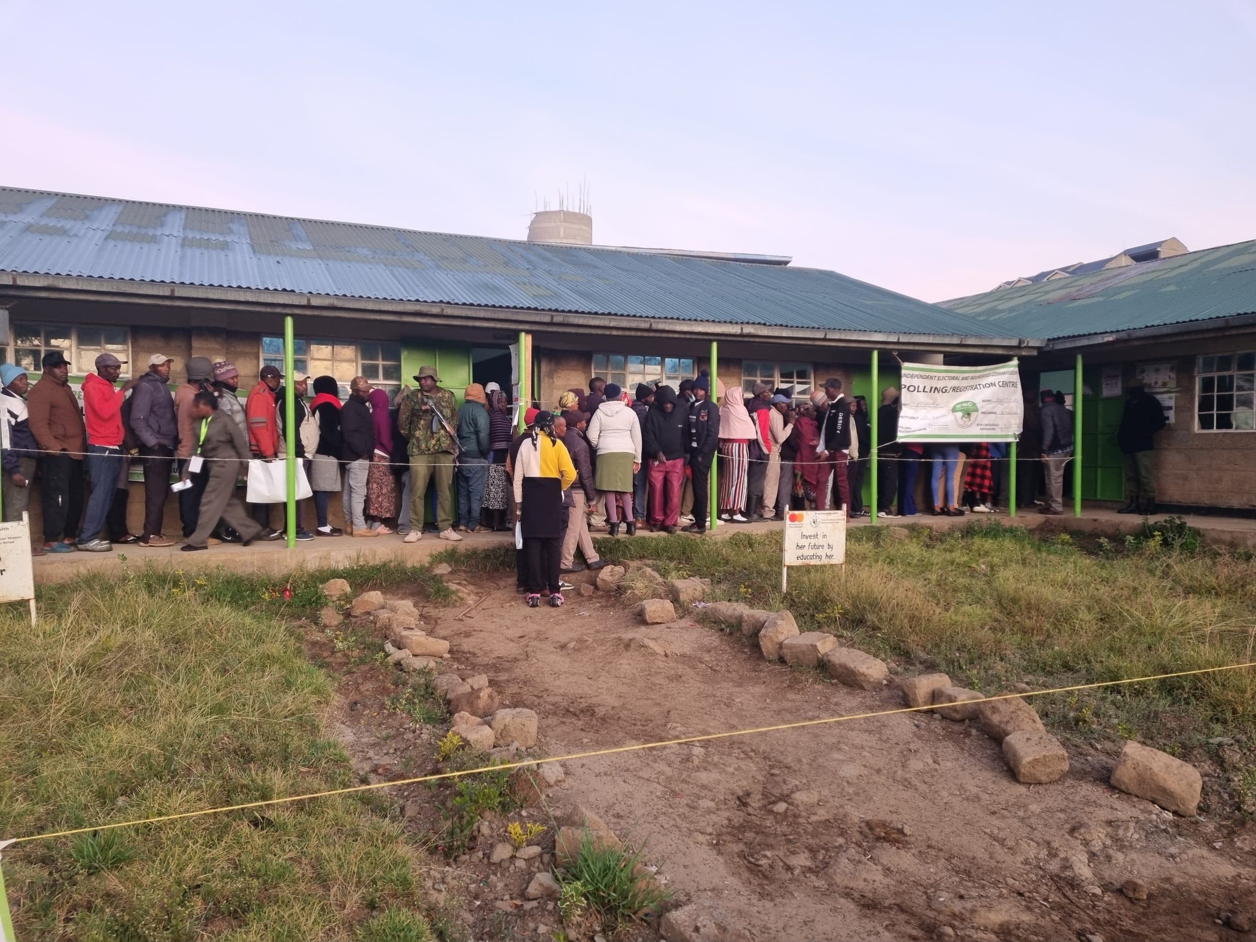 Ol Kalou by-election: Residents brave chilly morning as voting begins
