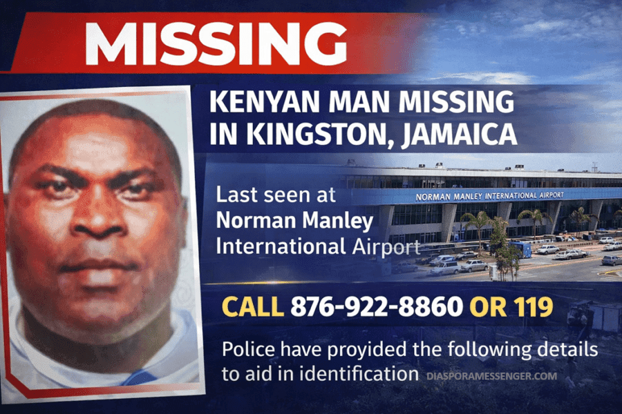 Kenyan Man Isaac Kimeu Missing in Kingston Jamaica Update