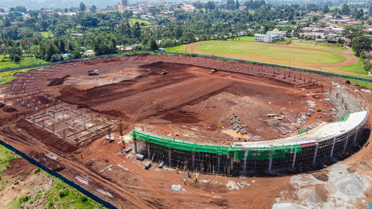 Kapsabet stadium construction hits 34% as superstructure works accelerate