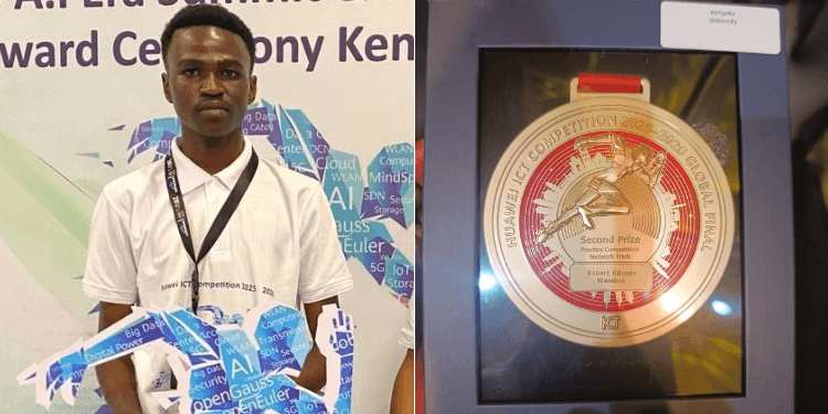 Kenyatta University Student Wins Global Huawei ICT Award in China