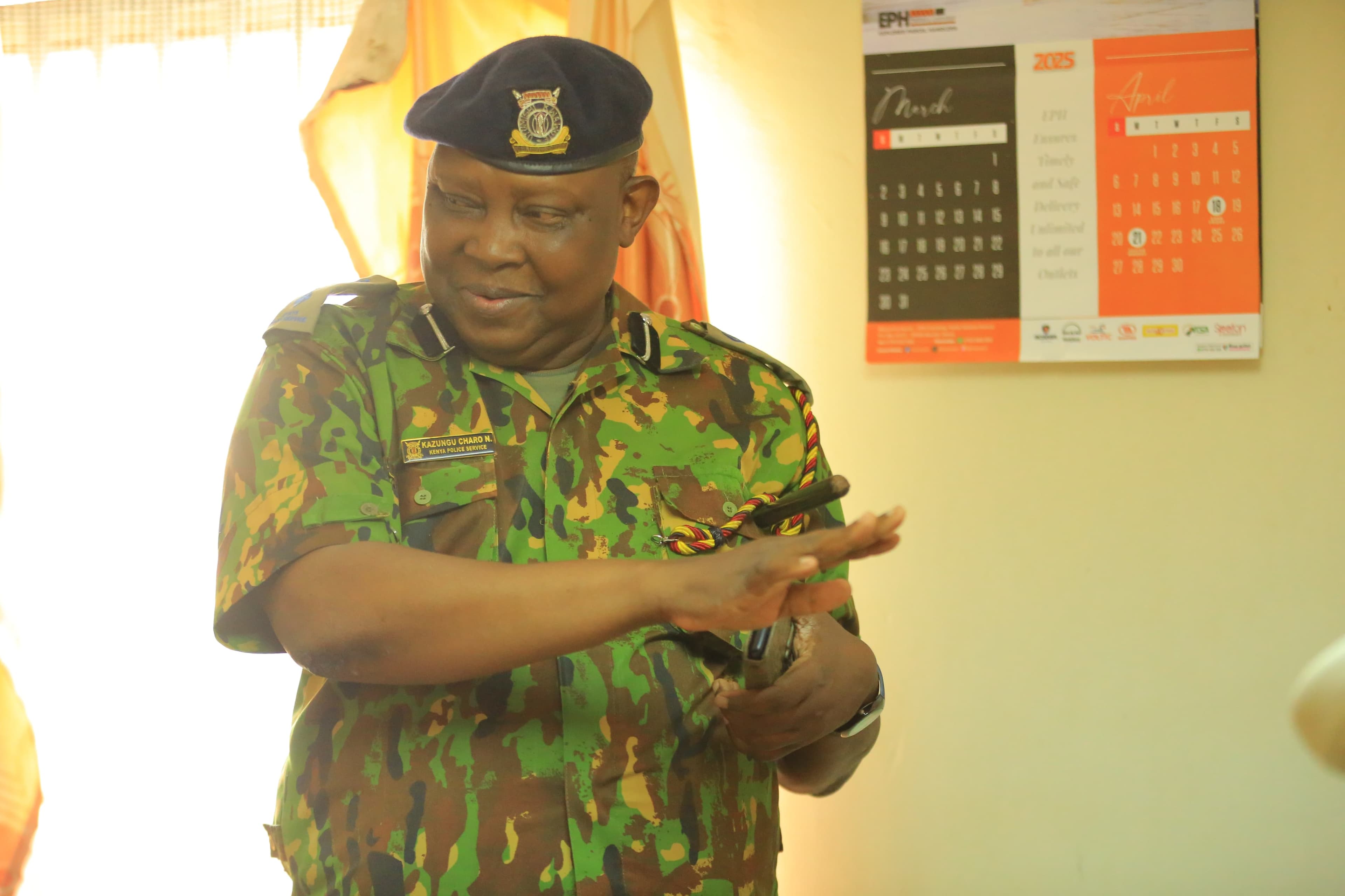 Nyanchwa Sub-County Police Commander Kazungu Charo eulogized