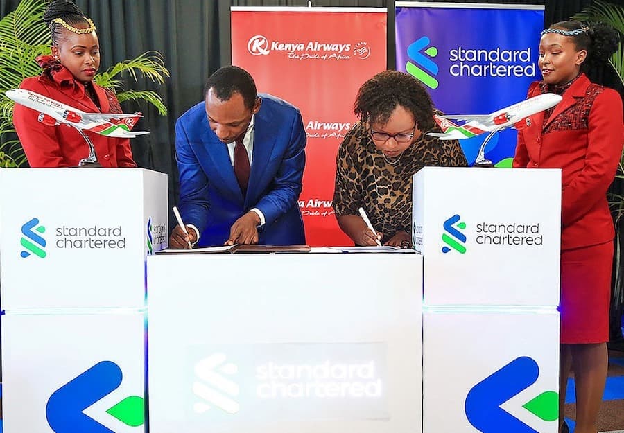 Standard Chartered, Kenya Airways Partner to Enhance Travel for the Rich