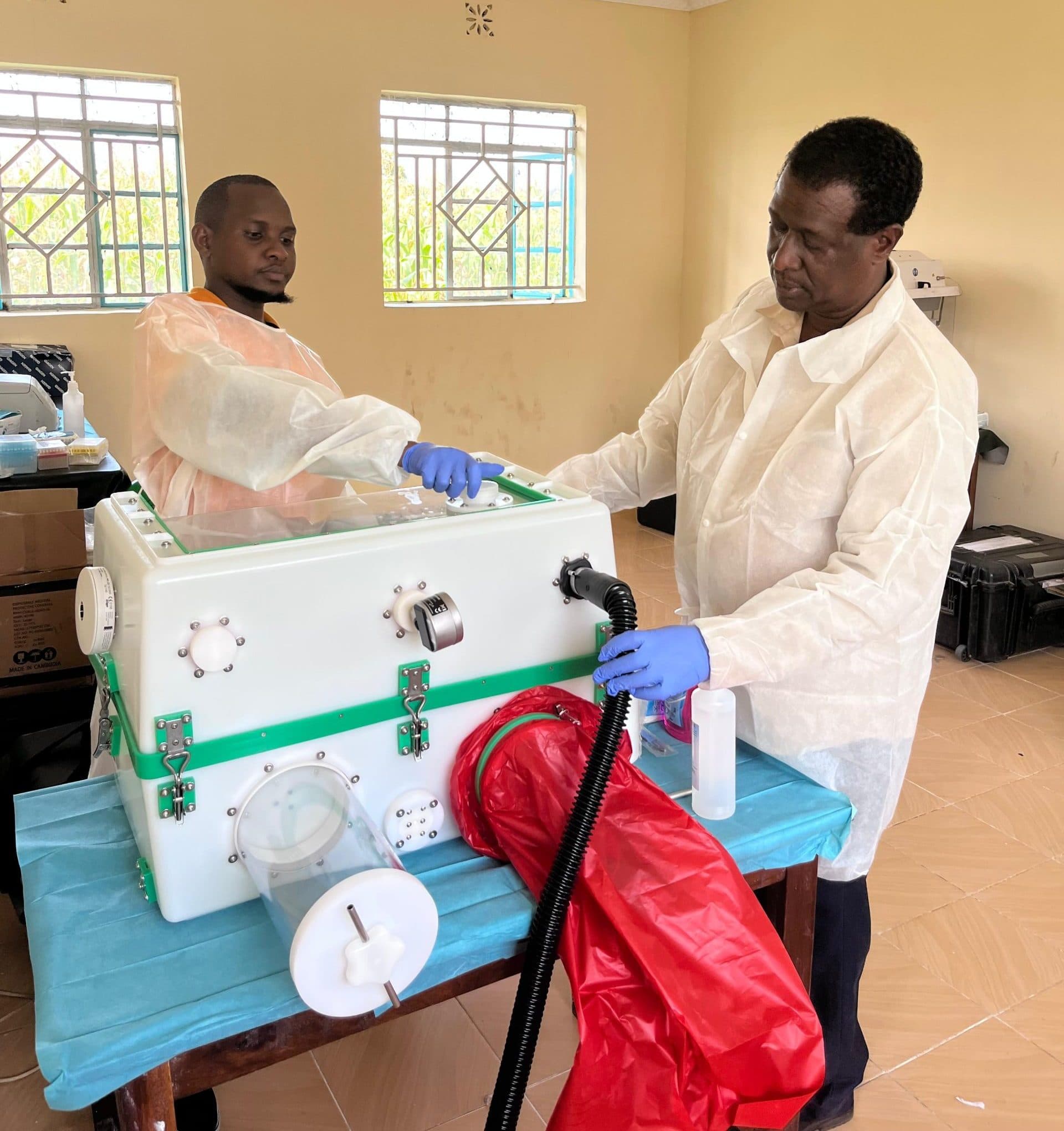 KNPHI establishes mobile laboratory at Lwakhakha to strengthen Ebola preparedness