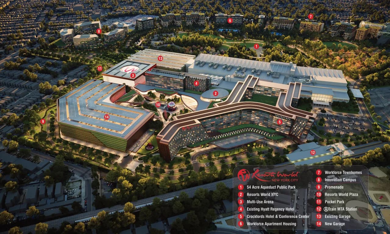 Resorts World Casino in New York City unveils $5B expansion plan