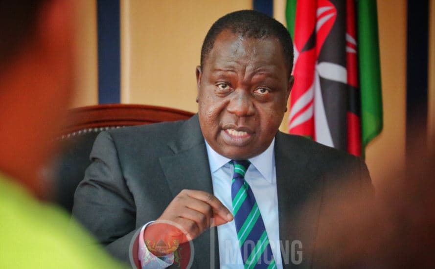 Matiang’i Promises Ruthless Crackdown on Violence if Elected President