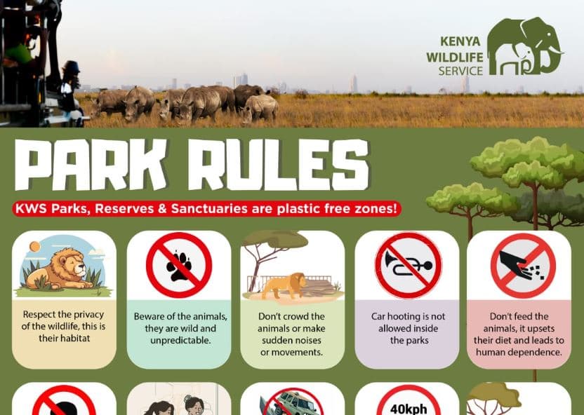 All the Rules You Must Know Before Free Entry to Kenya’s Parks