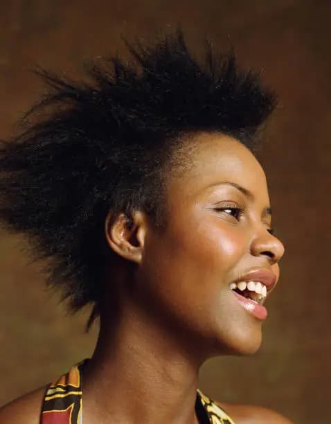 How to Style Short Natural Hair with Gel