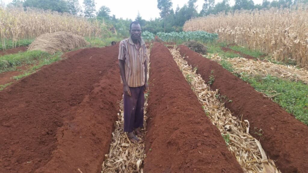 Homa Bay farmer increases earnings twofold with double dug irrigation system