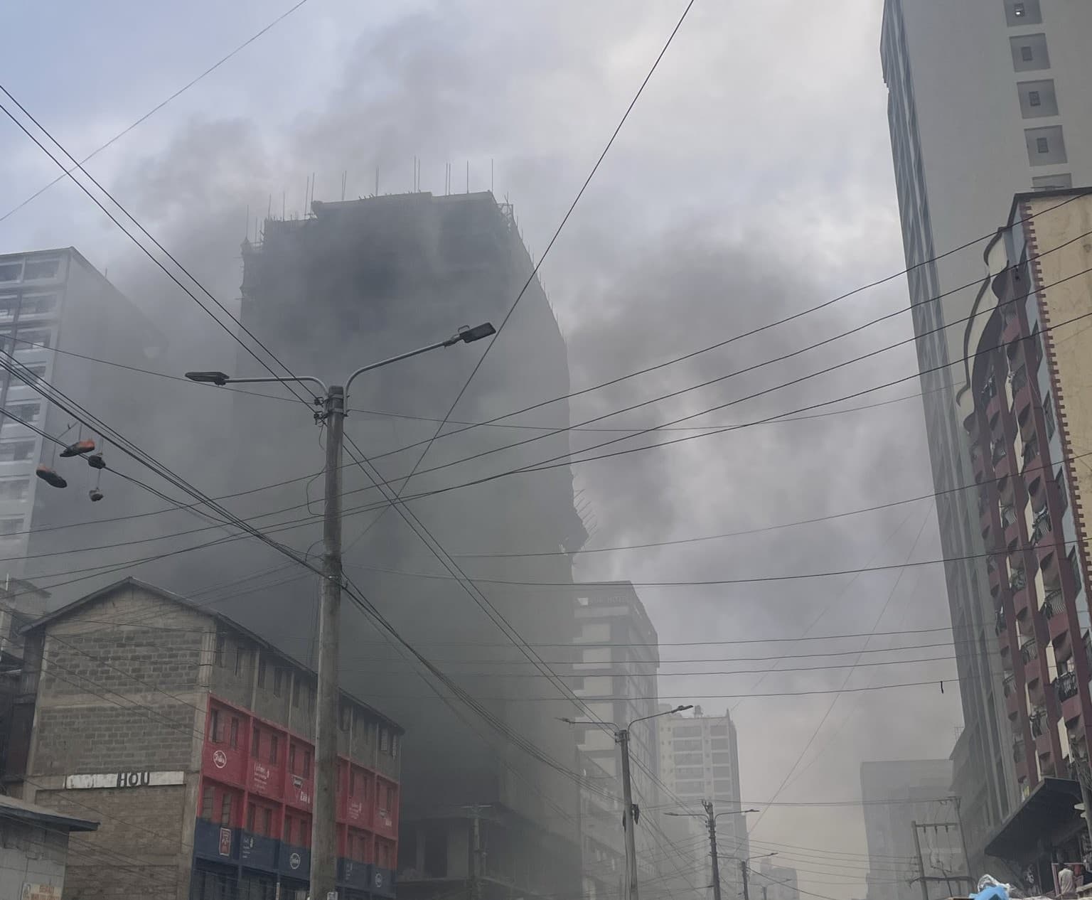 Fire destroys property worth Sh300 million at Eastleigh hardware shop