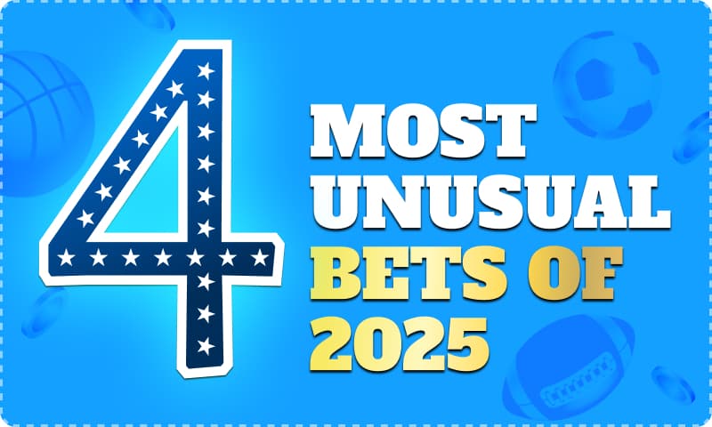 Start the year with profitable long-term bets: Discover 4 of the most unusual bets.