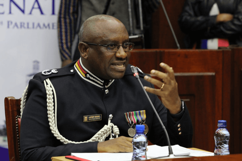 Inspector General of Police Japheth Koome Departs Amid Criticism Over Protests