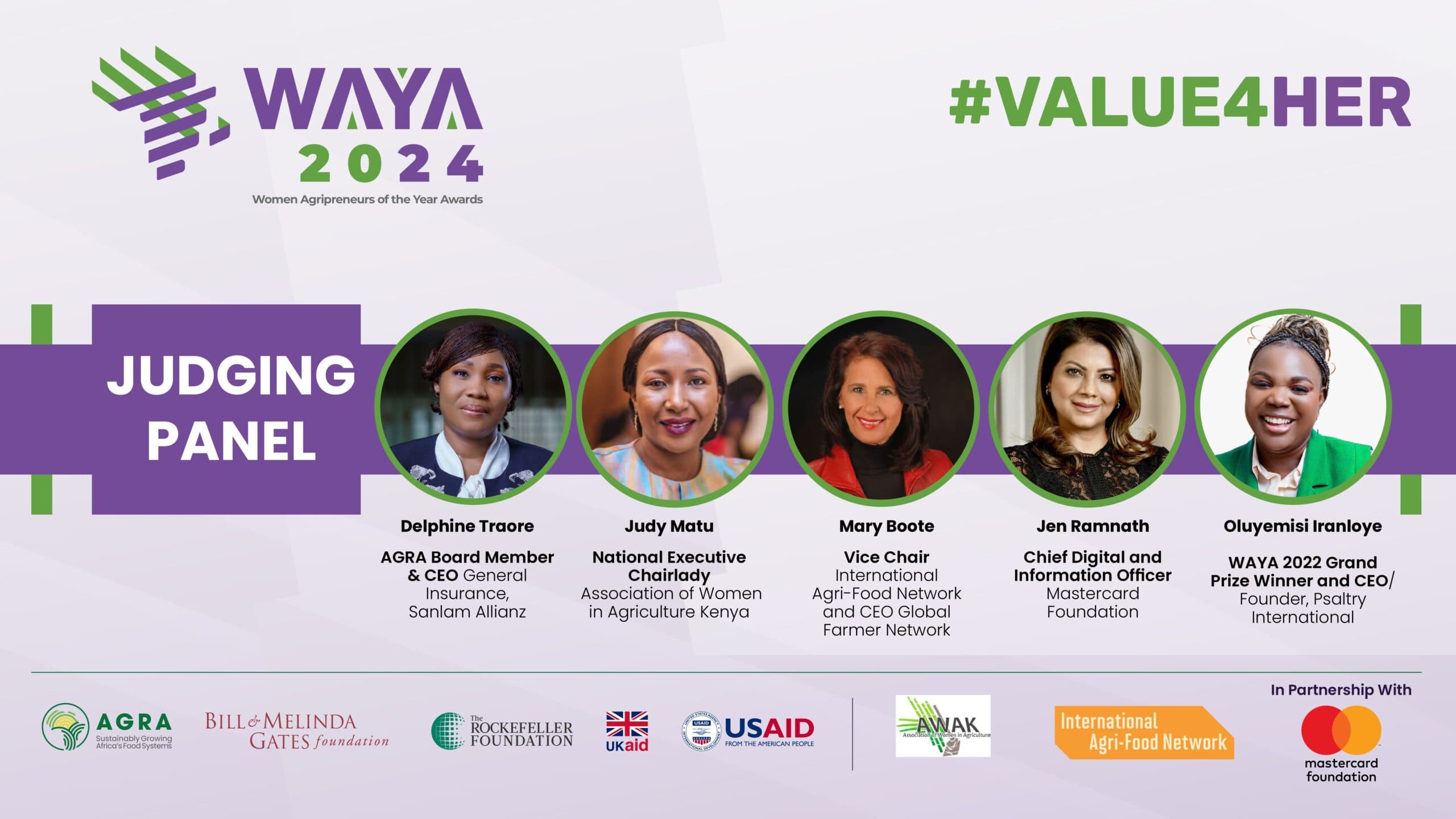 AGRA unveils top 15 finalists for the 2024 WAYA Awards