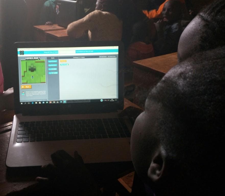 Microsoft ends the Computer Science Education Week with an Hour Of Code Workshop in Kibera