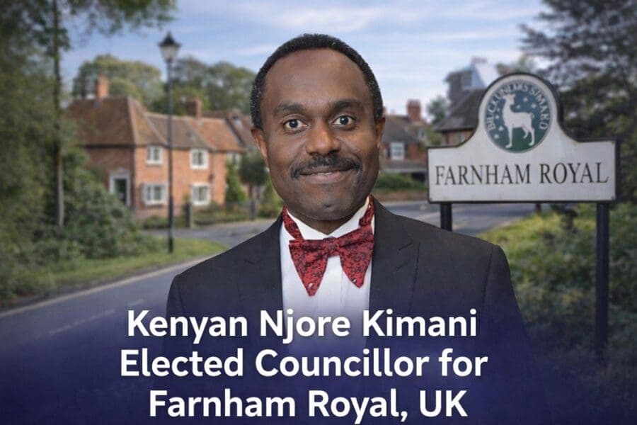 Kenyan Njore Kimani Elected Councillor for Farnham Royal, UK