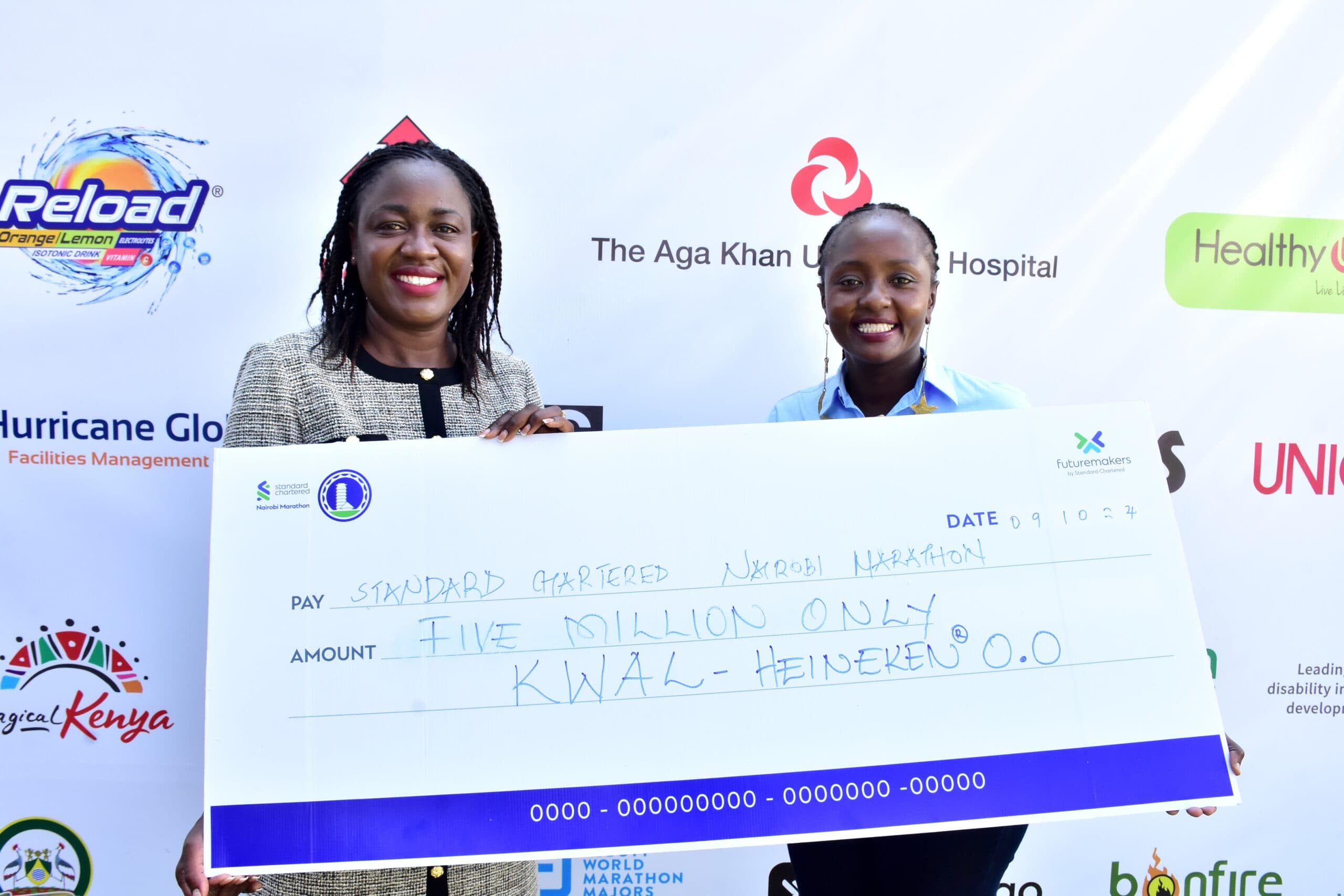 Heineken 0.0 invests Ksh. 5M in the 2024 Standard Chartered Nairobi Marathon
