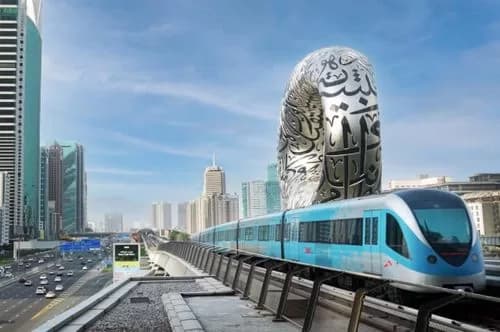 The Construction of the Dubai Metro Blue Line