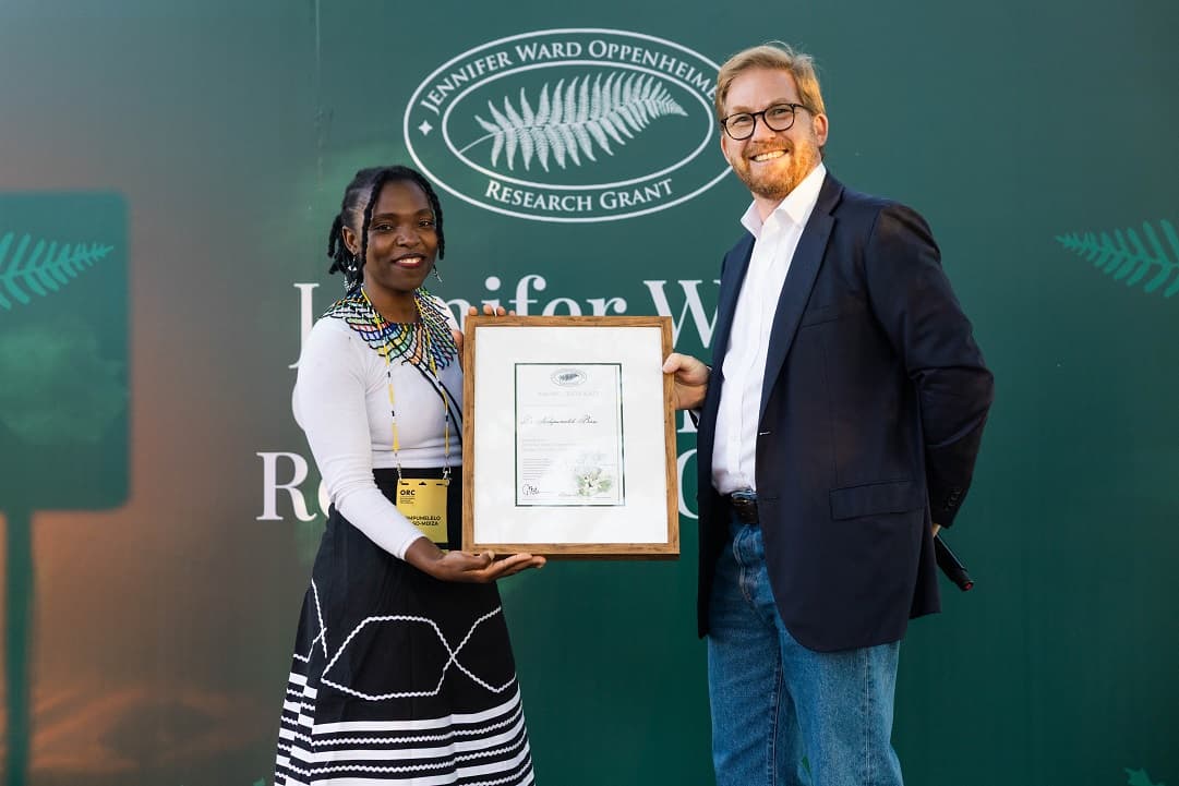 South African ecologist Dr. Nompumelelo Baso wins $150,000 JWO Research Grant