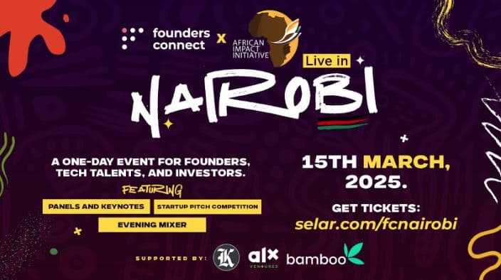 Nairobi’s Must-Attend Tech Event: Founders Connect Live, $12,500 up for Grabs